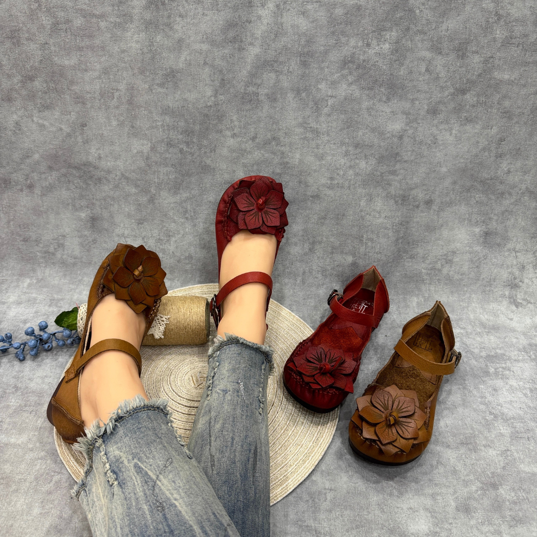 SANDAL MOTIF FLORAL ELVORA